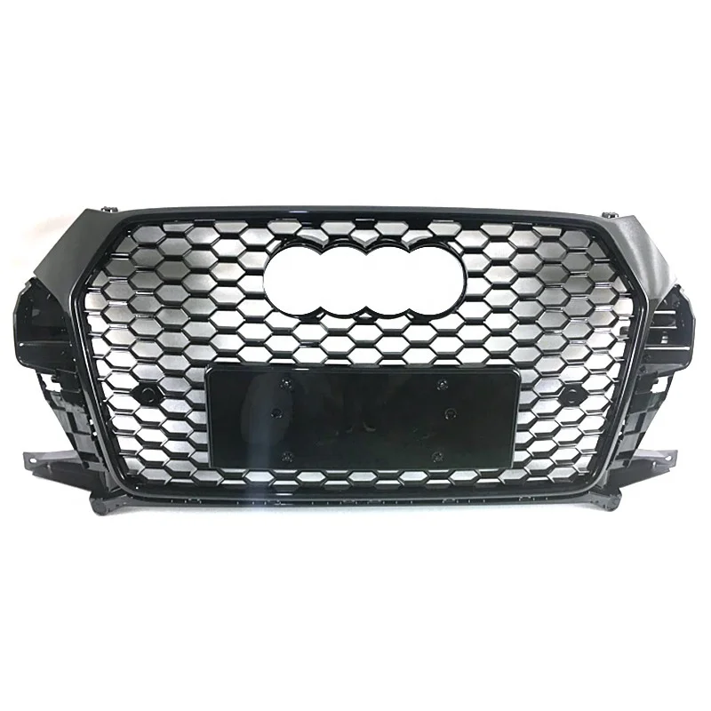 Predný nárazník mriežka pre Audis Q3 centrum honeycomb oka gril pre Audis RSQ3 Automobilový black RSQ3 mriežka 2016-2019