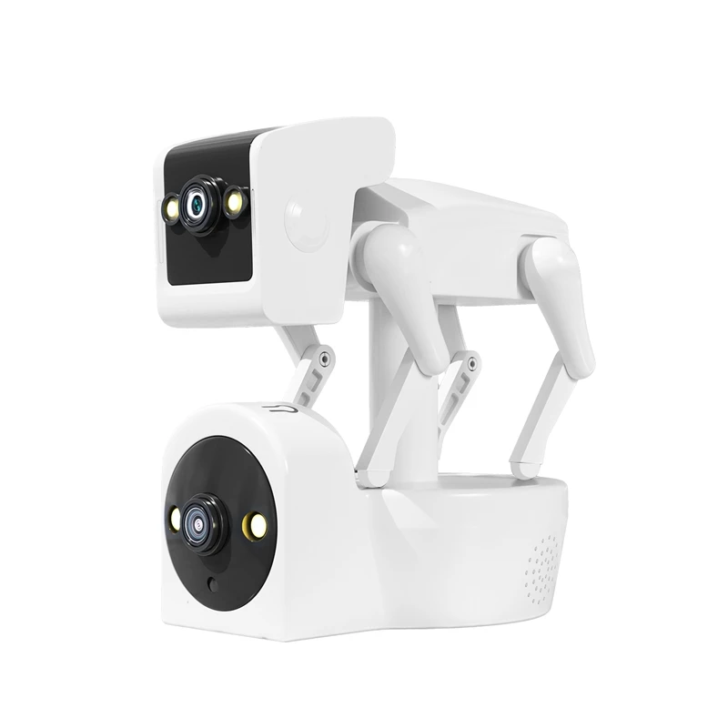 1080P 5G Duálny Objektív Robota Psa Kamera Farebná PTZ IP Dome Kamera Yoosee APP AI Humanoidný Detekcie Baby Monitor-EU Plug