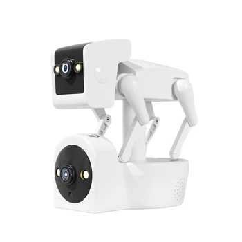 1080P 5G Duálny Objektív Robota Psa Kamera Farebná PTZ IP Dome Kamera Yoosee APP AI Humanoidný Detekcie Baby Monitor-EU Plug  10