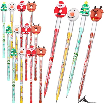 16 Ks Ceruzky Cartoon Ceruzky Plastové Študentov Ceruzky Vianočné Dodávky Party Láskavosti  5