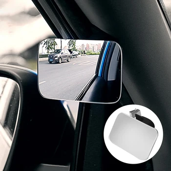 Auto Predné a Zadné Koleso Blind Spot Malé Okrúhle Zrkadlo 360-Stupňový Nastaviteľný v Širokom uhle Spätného Zrkadla Pomocné Auto Zrkadlo  10