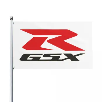 Gsxr X Farebné Umývateľný Opakovane Nie Je Ľahké Stlmovač Záhrada Dekor Opotrebovaniu Zástavy Vlajky Kúzlo Rýchle Suché Na Dvore Domova  5