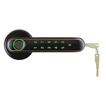 Izba Office Odtlačkov Prstov Zámok Bluetooth Tuya Mobilný Telefón Odomknúť Heslo Dverí Zamky Smart Kľučky Domov  10