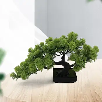 Malé Umelé Bonsai Strom Simulácia Črepníkové Rastliny na Parapete Office Dekorácie  5