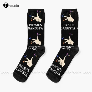 Nové Zábavné Fyziky Núdzi Fyziky Gangsta Muži Ženy Chlapec Dievča Design Ponožky pánske Ponožky Osobné Vlastné Unisex Ponožky pre Dospelých  5