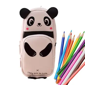 Peračník Puzdro Roztomilá Panda Papiernictvo Kozmetické Skladovanie Taška Make-Up Organizátor Taška Pre Rúže Make-Up Štetce Papiernictvo Puzdro  3