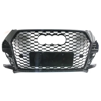 Predný nárazník mriežka pre Audis Q3 centrum honeycomb oka gril pre Audis RSQ3 Automobilový black RSQ3 mriežka 2016-2019  5
