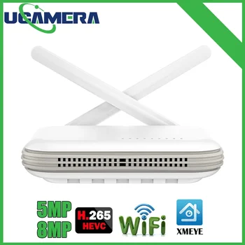 UCAMERA H. 265 3MP 5MP 8MP 4K HD 8CH Mini Wifi NVR Xmeye iCsee Wifi kamera Pre CCTV Zabezpečenia Wifi Súpravy 2.5 CH HDD TF Card  5