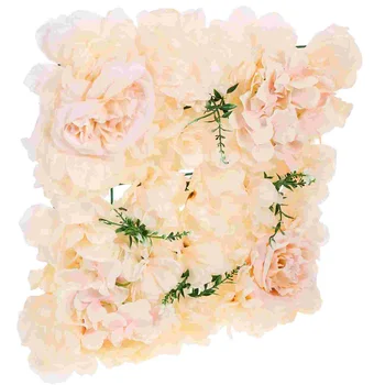 Umelé Kvety, Svadba, Kvetinová Stena Panel Umelé Pozadie Dekorácie Falošné vzrástla na Hodváb  4