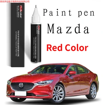 Vhodné pre Mazda 3 cx4 Atz červená cx5 atez 6 Červených 41V 46V A3E A4A 32V scratch remover poškriabaniu retušovania farba pera Duše červená 41V červená  5