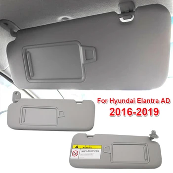 Vľavo/Vpravo Auto Vnútorné Sunvisor s Kozmetické Zrkadlo na Hyundai Elantra AD 2016-2019  5