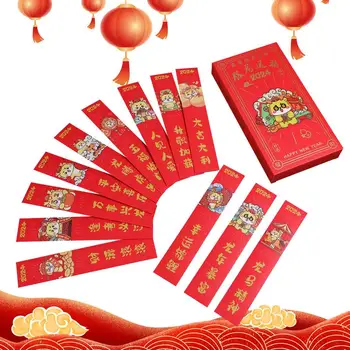 Čínsky Nový Rok Šťastie Červené Obálky Červené Dary Dragon Roku 2024 Peniaze Taška Lotérie Pakety Na Nový Rok Jarný Festival Dodanie  5